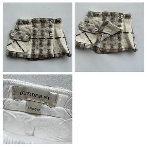 Kid baby skirt wool wrap 3/6 months elastic belt cream
